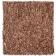 preview thumbnail 107 of 136, SAFAVIEH Handmade Leather Shag Carlijn Modern Decorative Rug 6' Square - Brown - Square