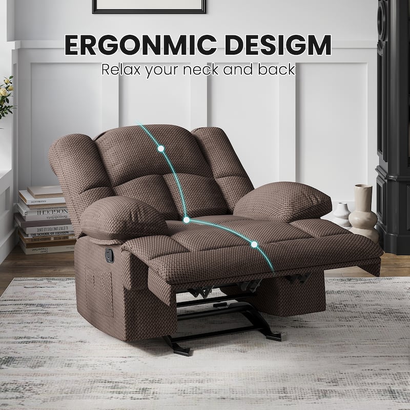 Oversized Rocking Rocker Recliner Chair for Living Room Adults