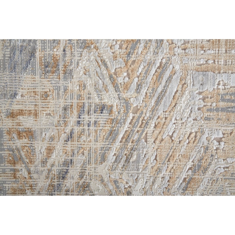 Grand Bazaar Corben Machine Made Abstract Transitional Area Rug