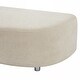 preview thumbnail 5 of 3, Upholstery Cambered Ottoman Combination Sofa Footstool Beige
