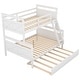 preview thumbnail 11 of 20, Twin Over Full Bunk Bed With Ladder,Twin Size Trundle