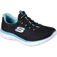 Skechers Women's Summits Training Sneaker Black/Turquoise