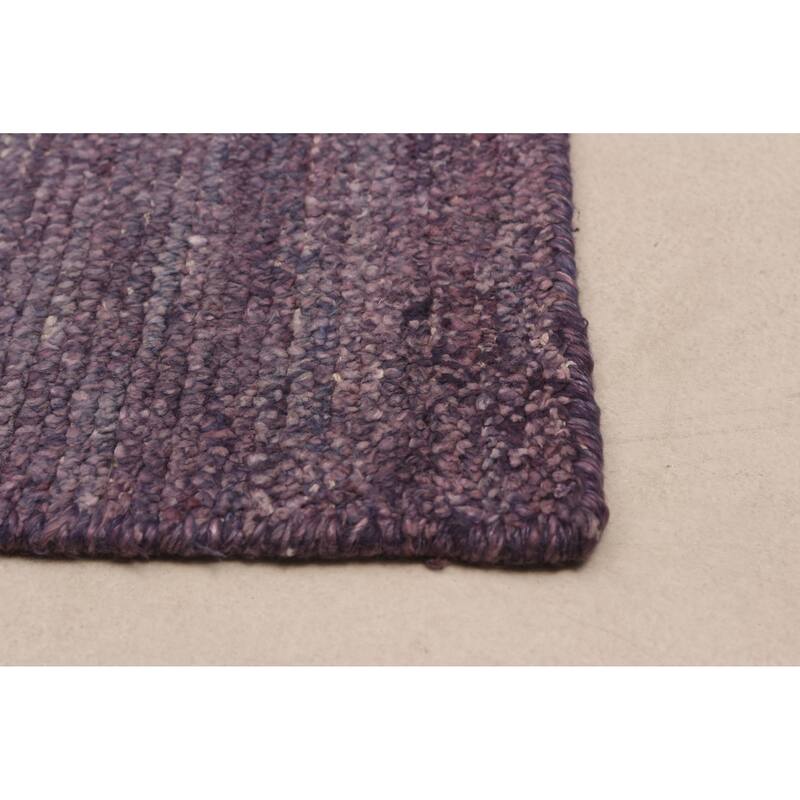 ECARPETGALLERY Hand-knotted Loreto Purple Silk Rug - 9'5 x 15'0