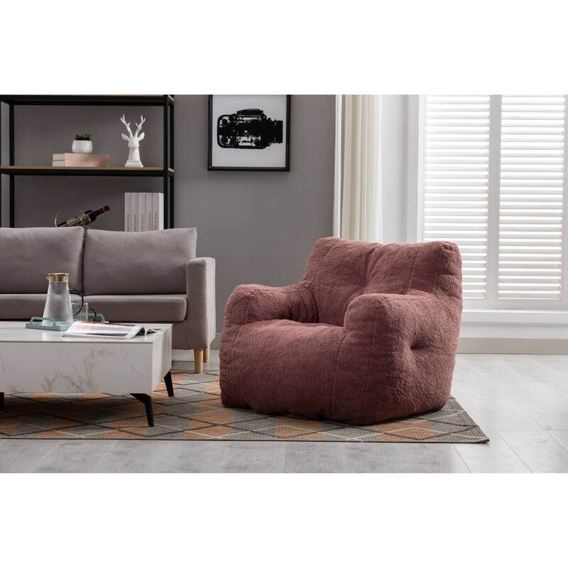 Bean Bag Chairs for Adults & Kids, Modern Accent Chair Ultra Soft Sofa Chair for Living Room, Bedroom, Apartment