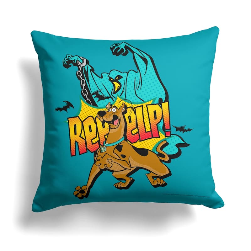 Warner Brothers Scooby-Doo Help 18 Inch Throw Pillow