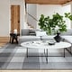 preview thumbnail 1 of 19, Oregon Plaid Wool Area Rug 2'6" x 8' Runner - Grey