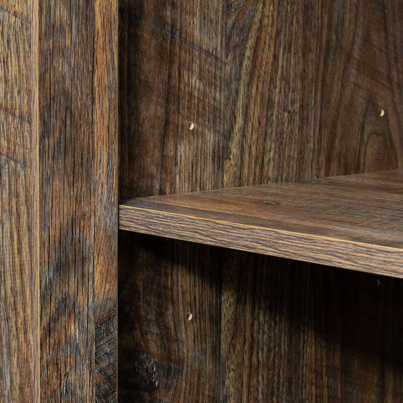 Modern Wood Buffet Sideboard with 2 doors&1 Storage and 2drawers