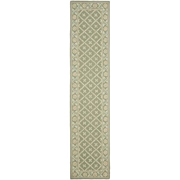 Shop Safavieh Handmade Wilton Guldane Country Floral Wool Rug Overstock 10468166