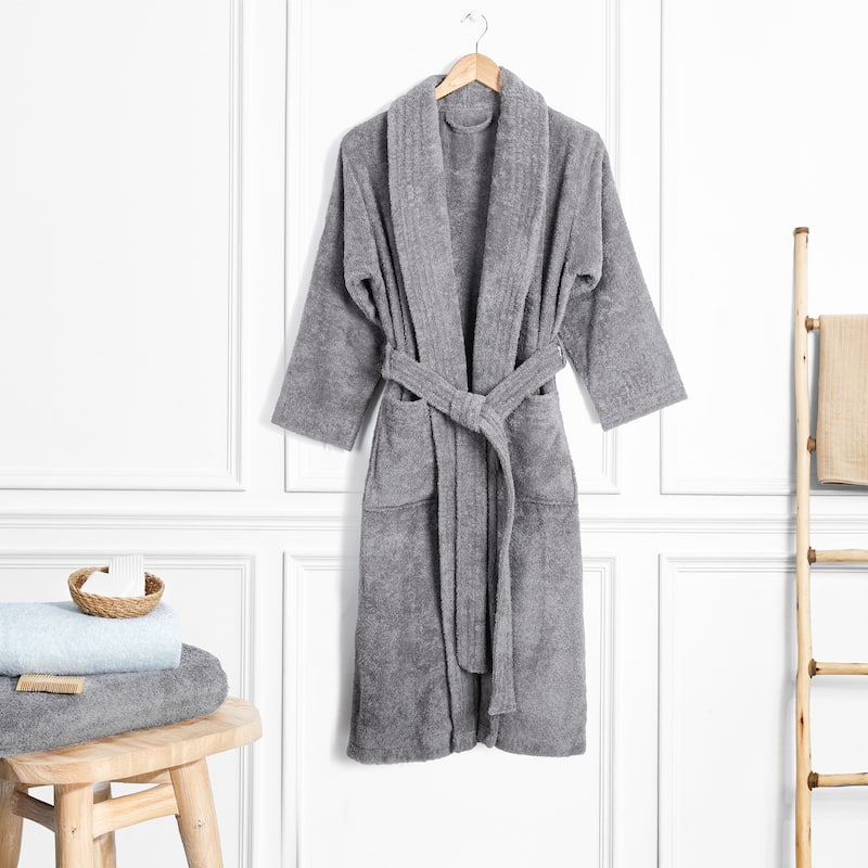 American Soft Linen Women's 100% Cotton Terry Bathrobe - Soft, Absorbent, Quick Dry Turkish Robes for Women