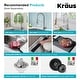 preview thumbnail 7 of 16, KRAUS Forteza Granite 33 inch Undermount Drop-in Kitchen Sink