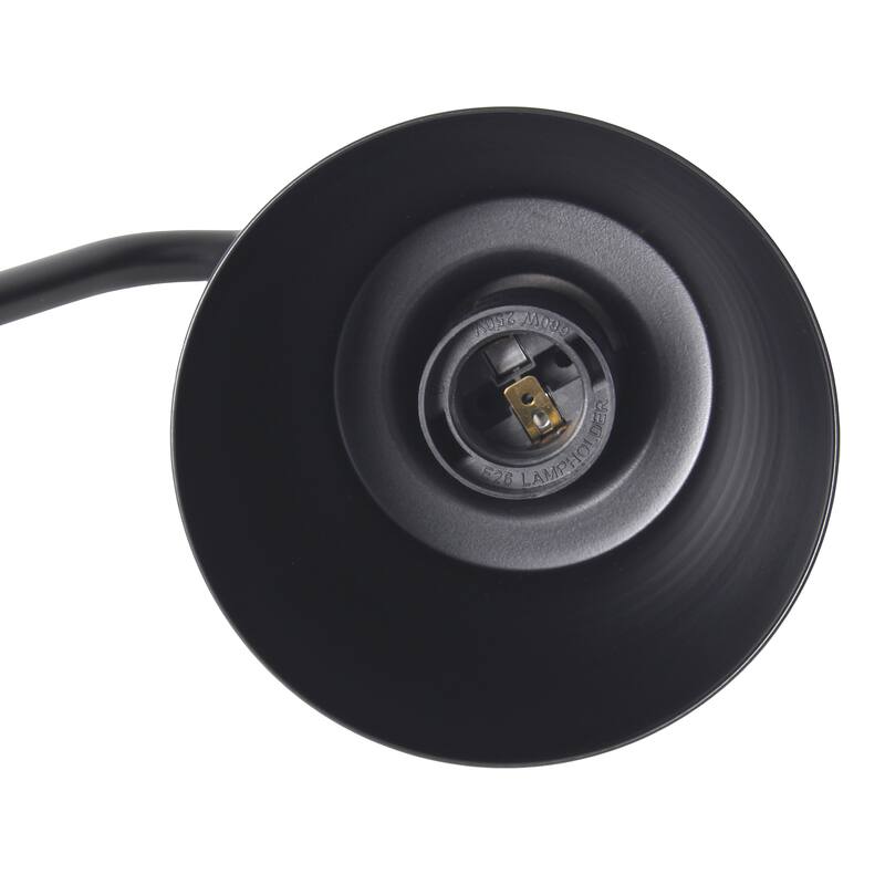 Modern Adjustable Metal Desk Lamp with USB Charging Port in Multiple Colors - 7.8" (L) x 5.6" (W) x 16" (H)