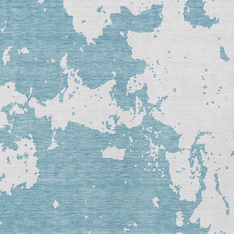 HomeRoots Abstract Transitional Rectangle Outdoor Rug