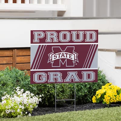 Mississippi State University 24" x 18" Graduation Coroplast Outdoor Yard Sign