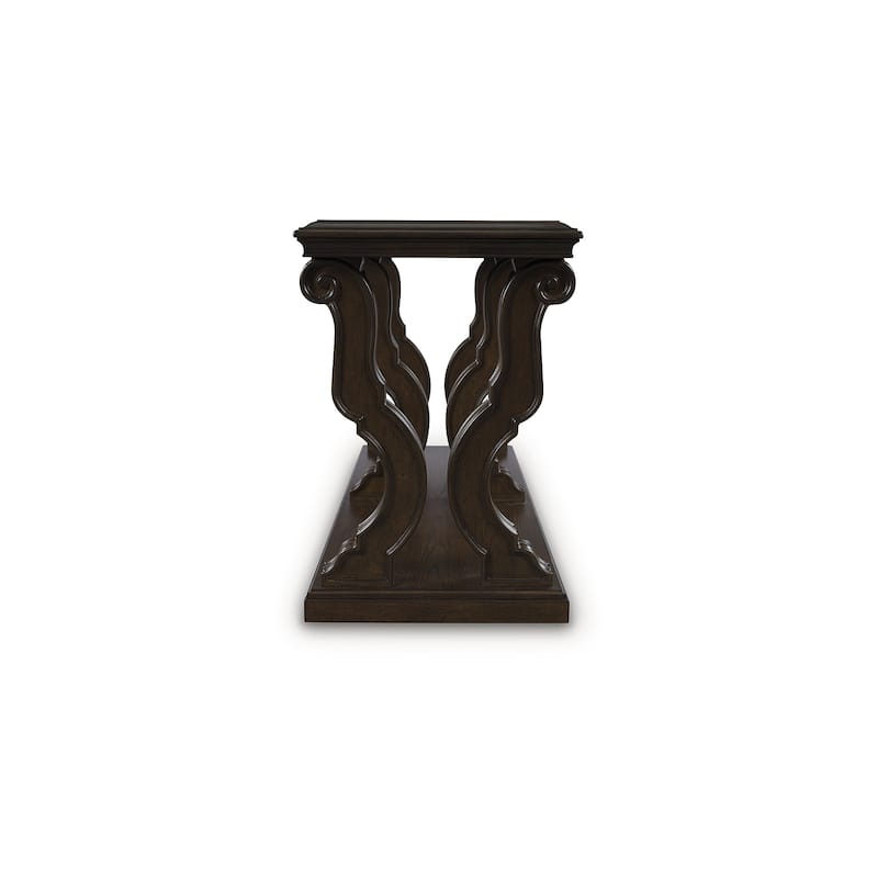 Signature Design by Ashley Maylee Dark Brown Sofa Table - 51.5" W x 19" D x 28.38" H