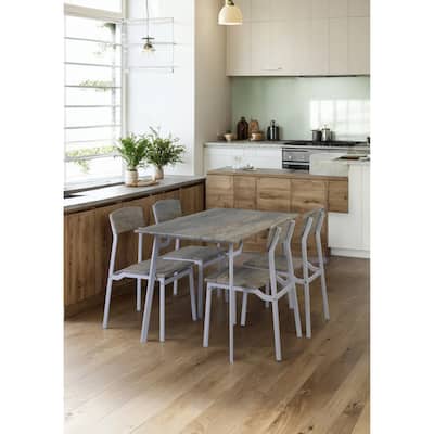 Modem 5 piece dining table set