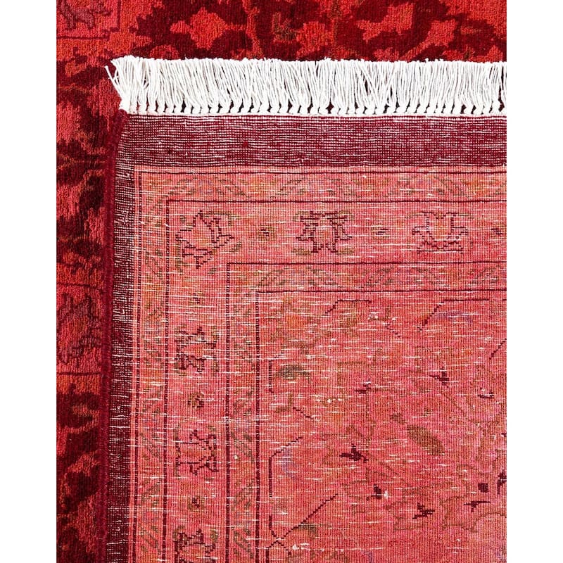 Contemporary Overdyed Wool Hand Knotted Area Rug - 8' 1" x 10' 1"