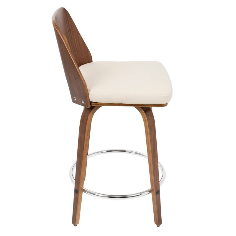 Carson Carrington Culnady Mid-century Modern Counter Stool (Set of 2)