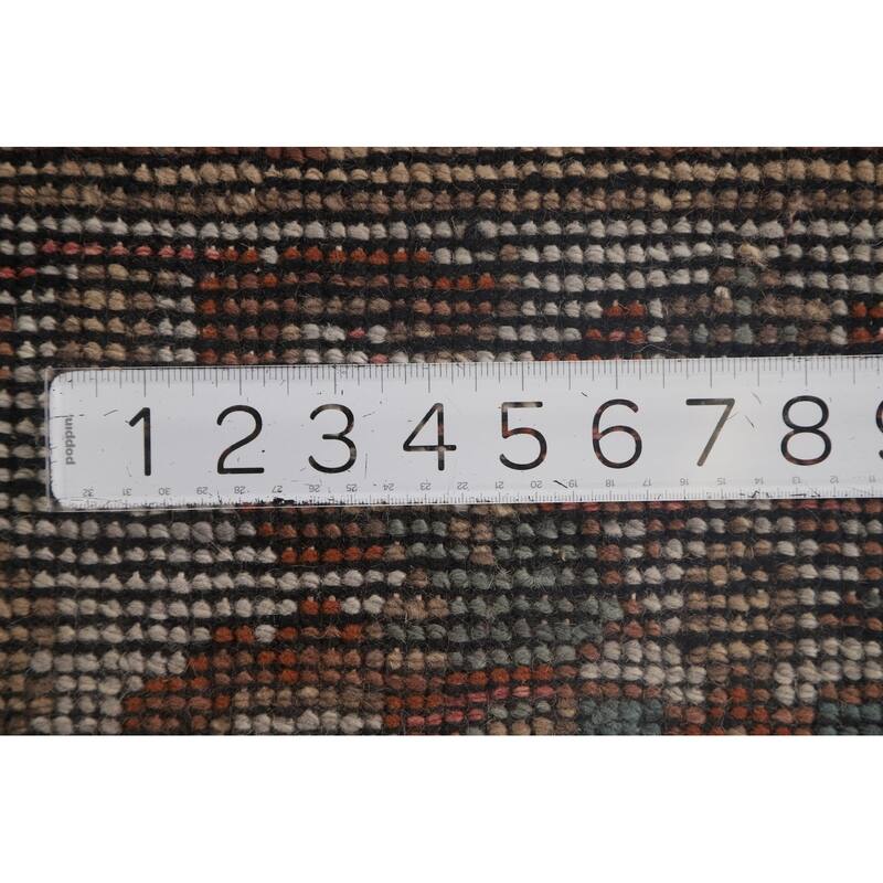 Heriz-Serapi Octagon Rug Hand-Knotted Wool Carpet - 6'0" x 5'11"