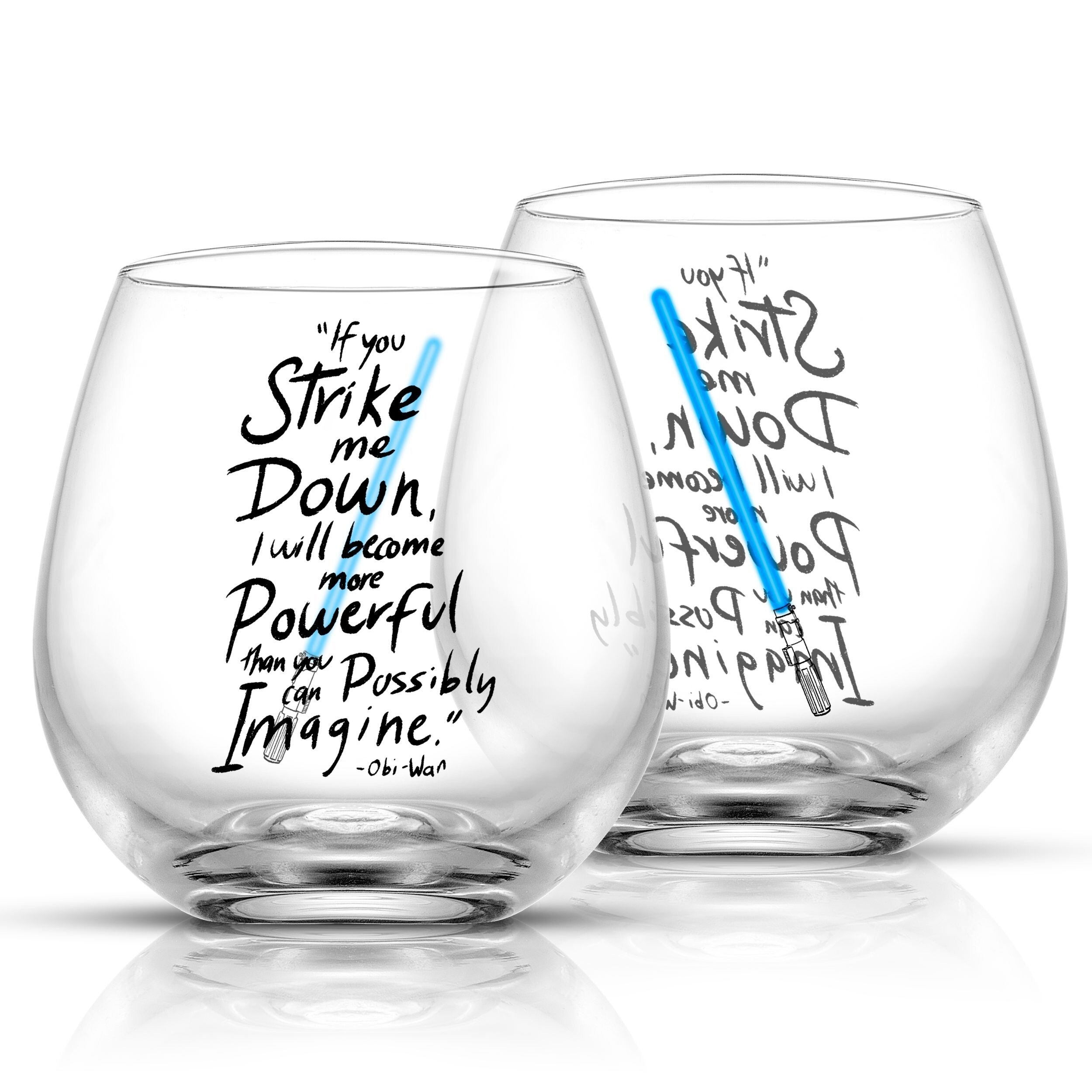 Star Wars New Hope Lightsaber Stemless Drinking Glass-15 oz-Set of 2 - Bed  Bath & Beyond - 34868565