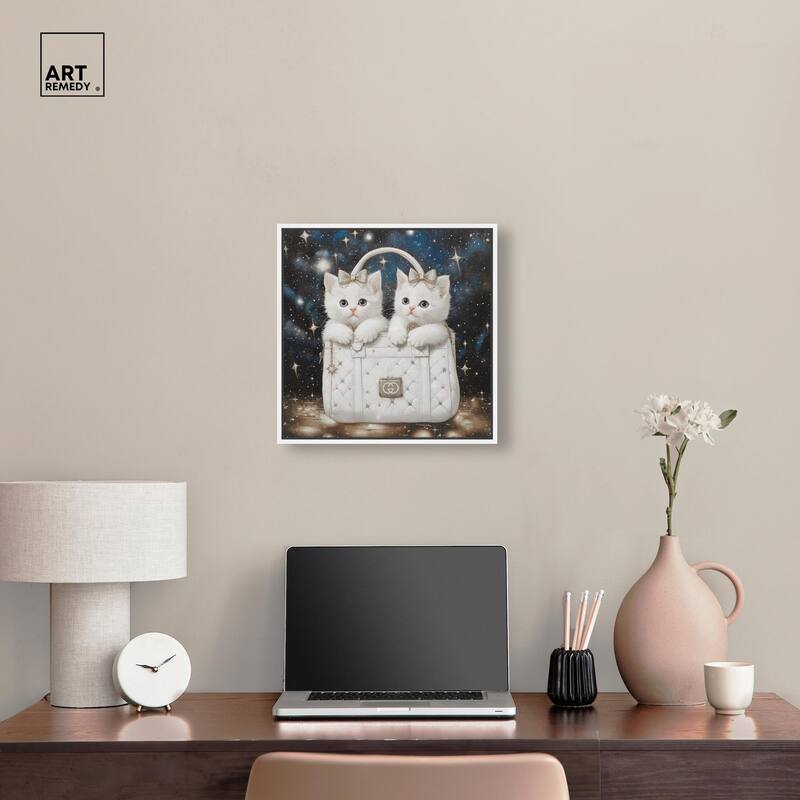 Constellation Kittens Purse Canvas by Art Remedy