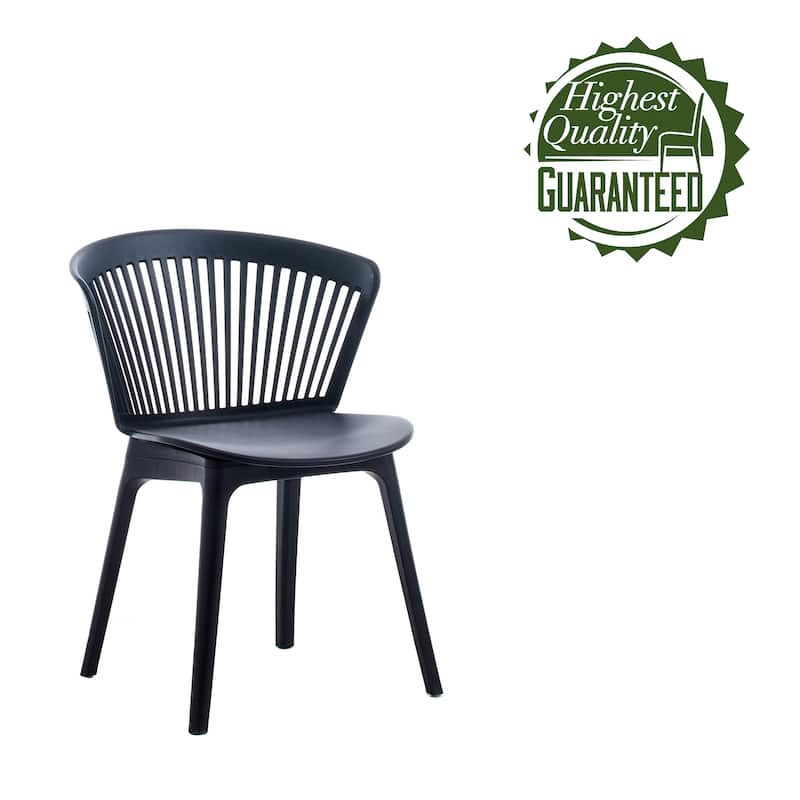 Porthos Home Nova Stackable Dining Chairs Set Of 2, Overall Plastic