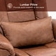 preview thumbnail 13 of 50, MCombo Set of 2 Swivel Recliner with Ottoman, Vibration Massage Lumbar Pillow