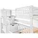 preview thumbnail 6 of 26, Taylor & Olive Trillium Full over Full Stairway Bunk Bed