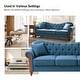 preview thumbnail 23 of 22, Mario Traditional 83"Wide Tufted Sofa With Solid Wood Legs and Pillows by HULALA HOME