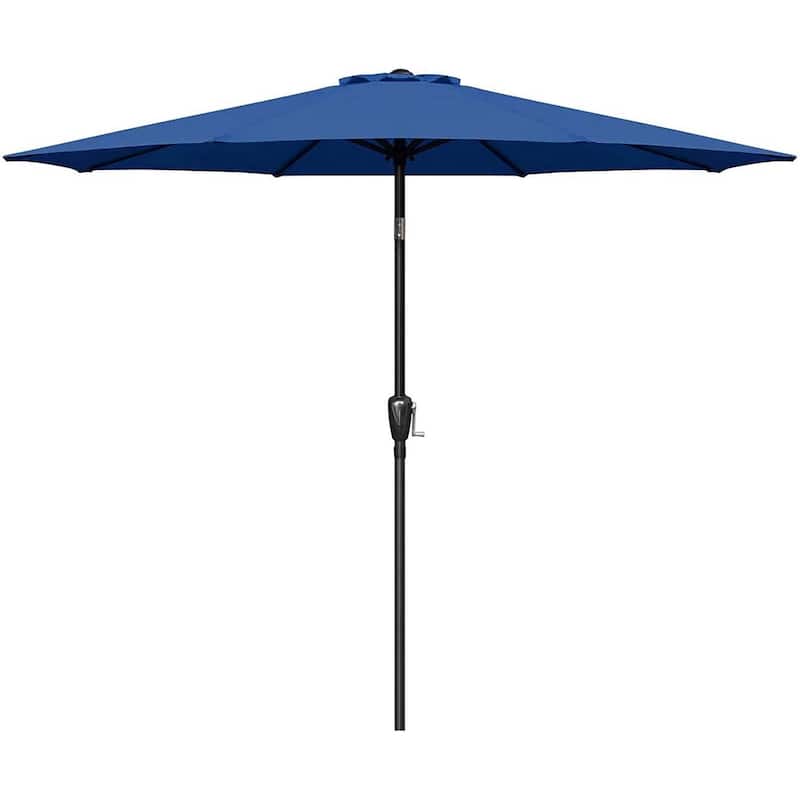 Simple Deluxe 9ft Outdoor Market Table Patio Umbrella with Button Tilt ...