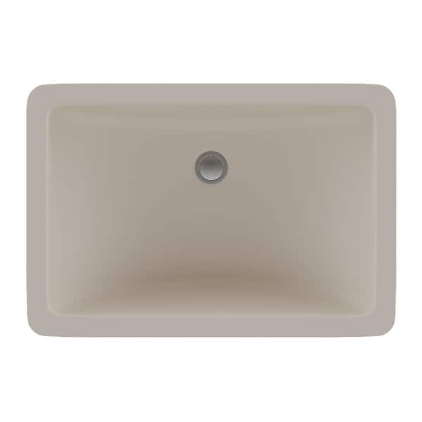 slide 2 of 6, Lexicon Platinum V214 Quartz Composite Rectangle Vanity Sink - Galaxy Beige Beige