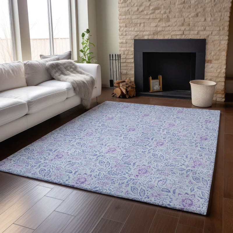 Premium Washable Super Soft Floral Mayfield Rug