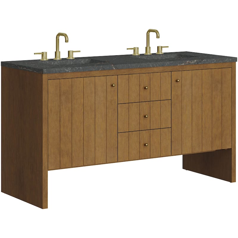 James Martin Vanities 435-V60D-FPBL Hudson 60" Free Standing Double