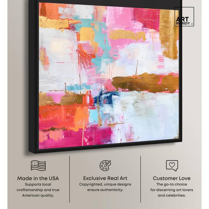 Exuberant Hues II Canvas by Art Remedy