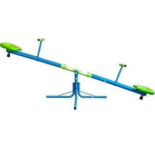 Swivel Teeter Totter For Age 5-8, 360 Degrees Rotating Seesaw Sit And Spin Teeter Totter, Outside Playground Equipment