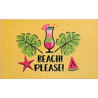 Mohawk Home Beach Please Yellow Mat - Bed Bath & Beyond - 32561561