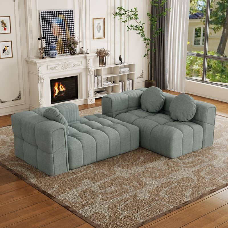 103" L-Shaped Modular Sofa, Free Combination (Left and Right Facing)