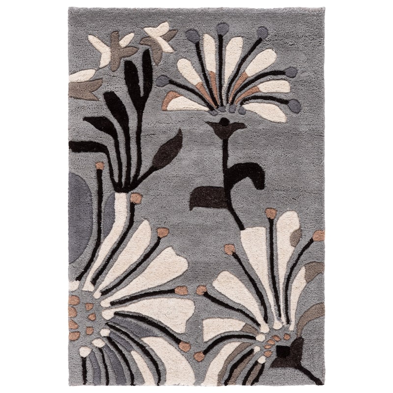 SAFAVIEH, Handmade Soho Renada Floral N.Z. Wool Rug