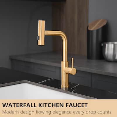 Versatile Kitchen Sink Faucet with Pull Out Sprayer