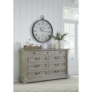Ashley Furniture Moreshire Brown & Beige Dresser