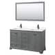 Option Dark Gray / White Quartz Top / Matte Black