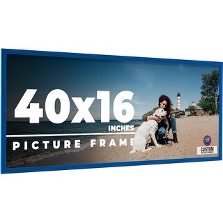 40x16 Frame Gold Solid Wood Picture Frame Width 3 Inches | Interior ...