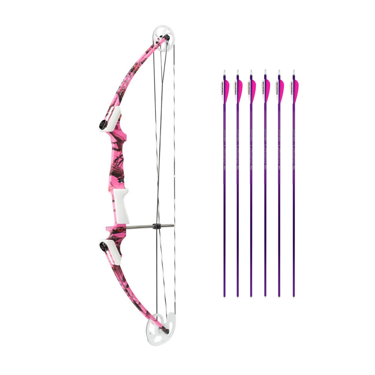 Pink arrows for compound bow deals