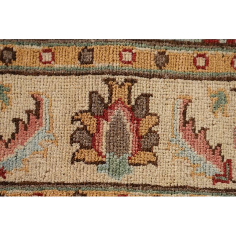 Light Blue Kazak Accent Rug Handmade Oriental Wool Carpet - 3'4"x 4'10"