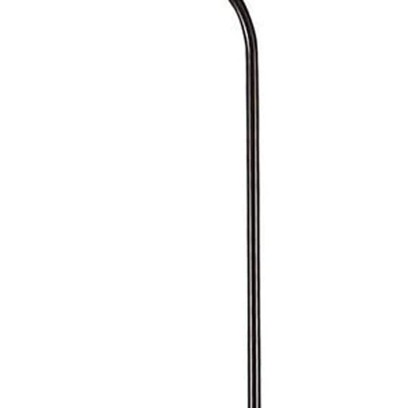 HomeRoots 68" Bronze Adjustable Traditional Shaped Floor Lamp With Beige Empire Shade - 21.75