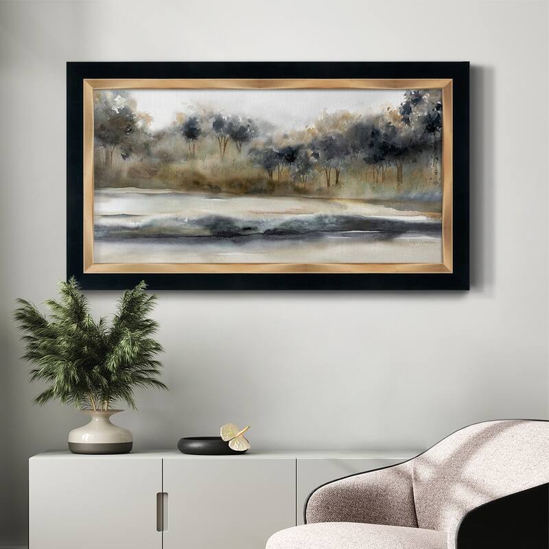 Silent River Premium Framed Canvas- Ready to Hang