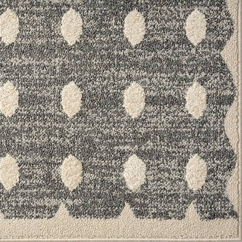 Luxe Weavers Modern Geometric Dots Area Rug, Indoor Carpet