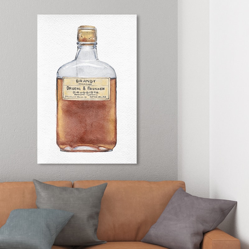 Wynwood Studio 'Brandy' Drinks Wall Art Canvas Print Liquor