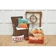 preview thumbnail 4 of 7, Happy Thanksgiving Hooked Throw Pillow