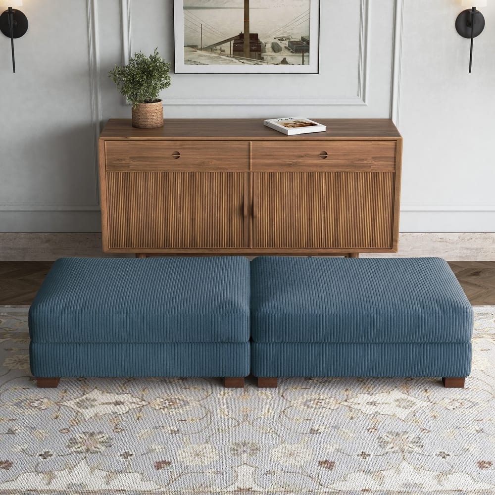 Modern Sofa Ottoman Foot Rest Stool for Living Room