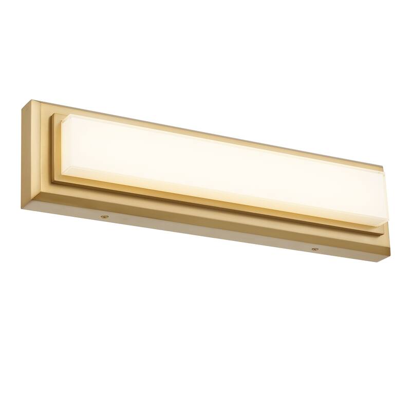 Purity 18" Antique Brass LED Bathroom Vanity Light